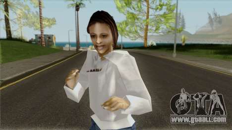 The girl in the sweatshirt for GTA San Andreas