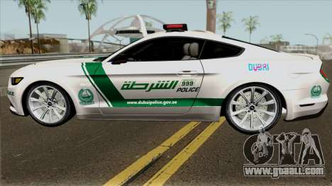 Ford Mustang GT 2015 Dubai Police RedBull Dubai for GTA San Andreas