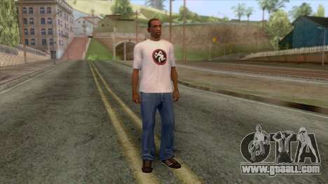 New CJ t-shirt D. R. I. for GTA San Andreas
