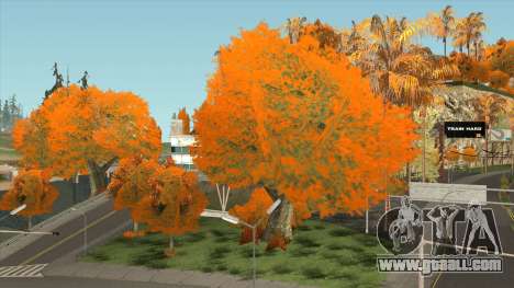 Autumn Leaves on Trees v1.0 for GTA San Andreas