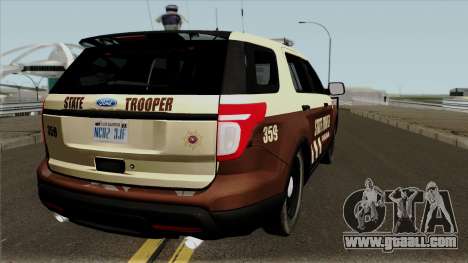 Ford Explorer 2012 Bone County Police for GTA San Andreas