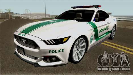 Ford Mustang GT 2015 Dubai Police RedBull Dubai for GTA San Andreas