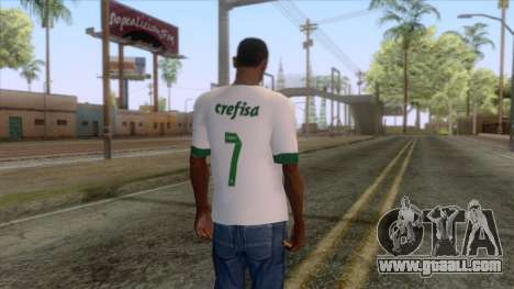 Palmeiras - Away T-Shirt for GTA San Andreas