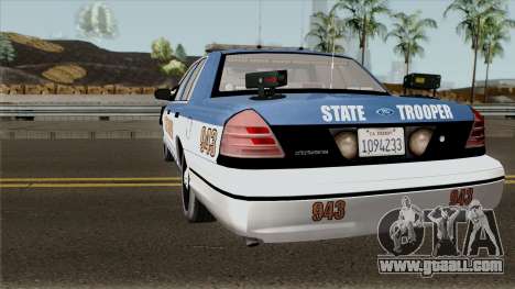 Ford Crown Victoria 2011 Red County Police for GTA San Andreas