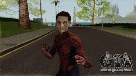 Spider-Man Tobey Maguire Unmasked for GTA San Andreas