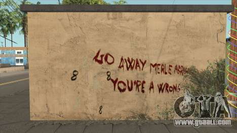 The Infinity Killer Merle Abrahams (GTA 5 Wall) for GTA San Andreas