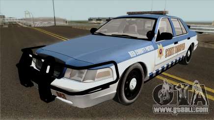 Ford Crown Victoria 2011 Red County Police for GTA San Andreas