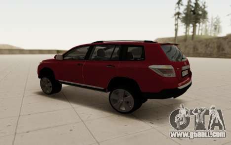 Toyota Highlander 2011 [ver. 1.0] for GTA San Andreas
