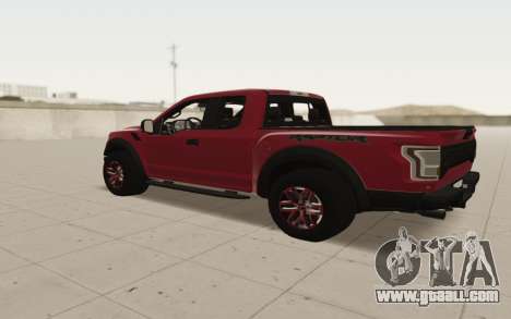Ford Raptor F150 2017 for GTA San Andreas