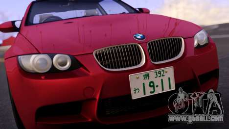 BMW 3-er M3 E92 for GTA San Andreas