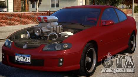 Holden Monaro Supercharged for GTA 4