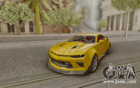 Chevrolet Camaro SS Customized by Alfa Six Des for GTA San Andreas