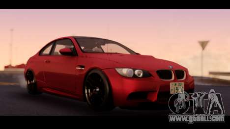 BMW 3-er M3 E92 for GTA San Andreas