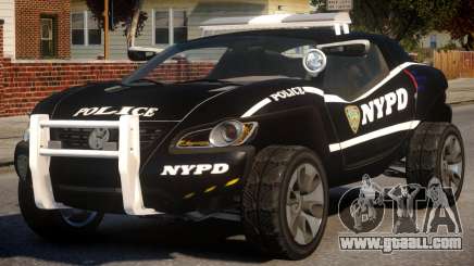 Volkswagen Concept T NYPD for GTA 4