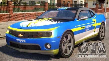 Chevrolet Camaro 2012 Ubisoft Racing Team for GTA 4