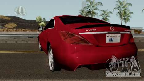 Mercedes-Benz CLS63 SA Style (Low-poly) for GTA San Andreas