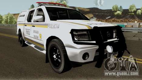 Nissan Frontier Brazilian Police for GTA San Andreas
