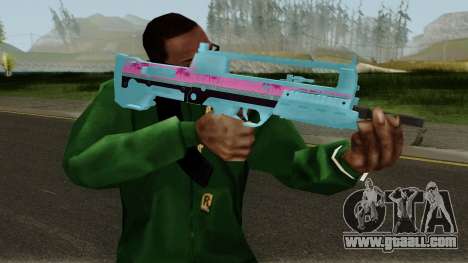 GTA Online Bullpup Rifle mk.2 Blue for GTA San Andreas