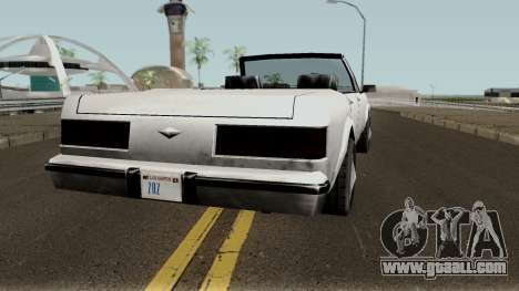 Greenwood Cabrio Edition for GTA San Andreas
