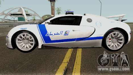 Bugatti Veyron 16.4 Algeria Police 2009 for GTA San Andreas