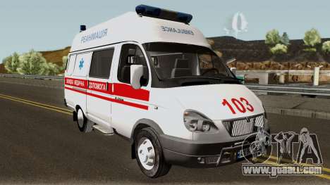 GAZ-3221 Ambulance services for GTA San Andreas