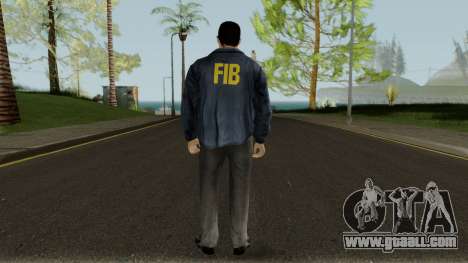 FIB Agent GTA V for GTA San Andreas