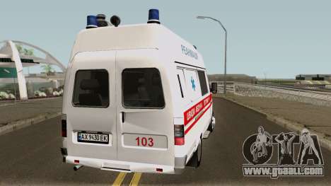 GAZ-3221 Ambulance services for GTA San Andreas