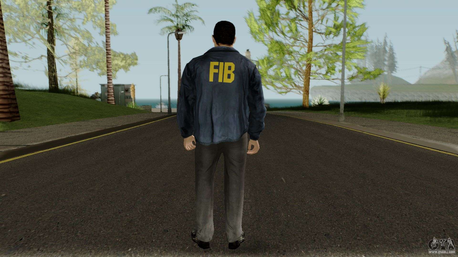 FIB Agent GTA V for GTA San Andreas