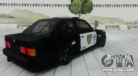 BMW E30 Police for GTA San Andreas