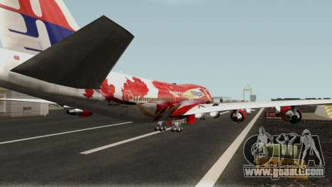 Boeing 747-400 Malaysia Airlines Hibiscus Livery for GTA San Andreas