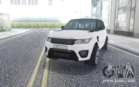 Land Rover Range Rover Sport SVR for GTA San Andreas