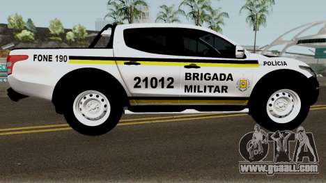 Mitsubishi Nova L-200 e Hilux da Brigada Militar for GTA San Andreas