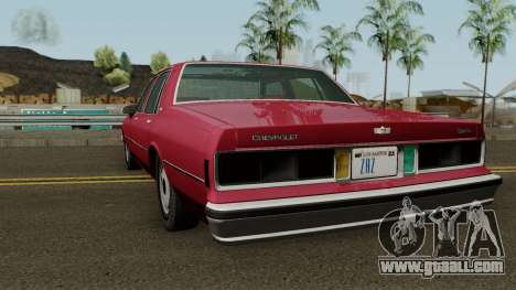 Chevrolet Caprice Classic 1987-1989 for GTA San Andreas