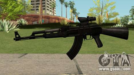 AK47 Black for GTA San Andreas