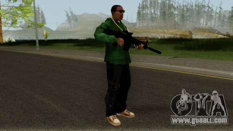 SCAR-H-A1 BLACK for GTA San Andreas