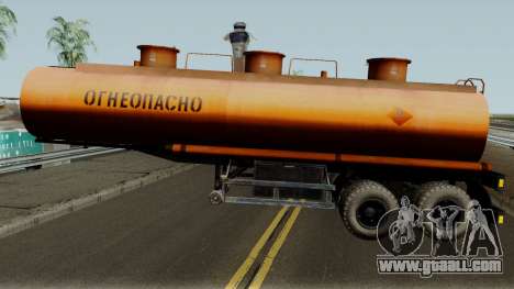 Trailer tank NefAZ for GTA San Andreas