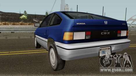 Honda CRX (84-87) for GTA San Andreas
