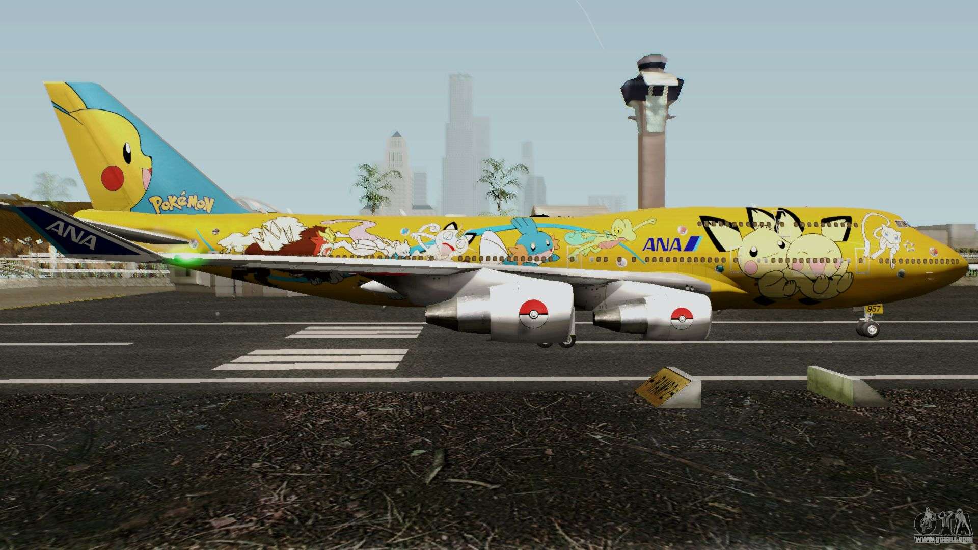Boeing 747-400 ANA Pokemon Jet for GTA San Andreas