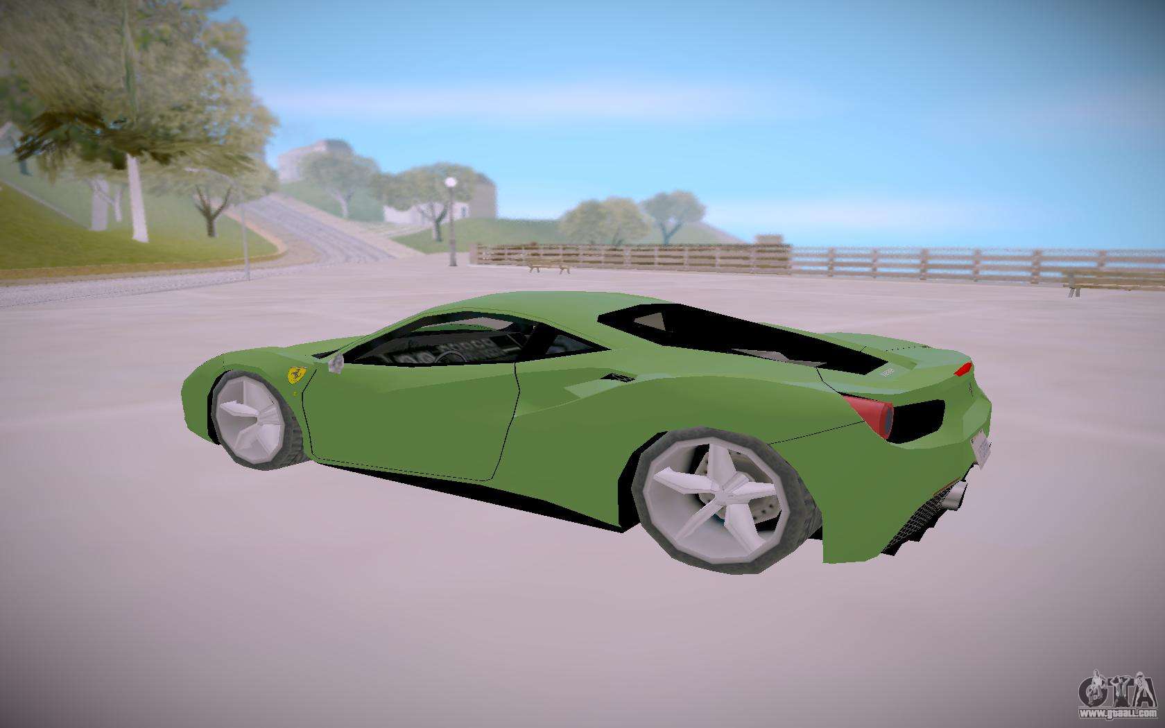 Ferrari 488 Low para GTA San Andreas