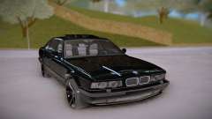 BMW E34 Black for GTA San Andreas