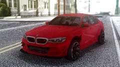 BMW M5 F90 Red Sedan for GTA San Andreas