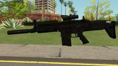 SCAR-H-A1 BLACK for GTA San Andreas