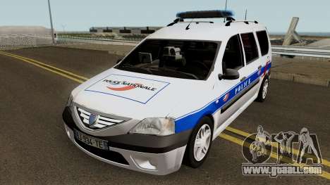 Dacia Logan MCV - Police Nationale 2004 for GTA San Andreas