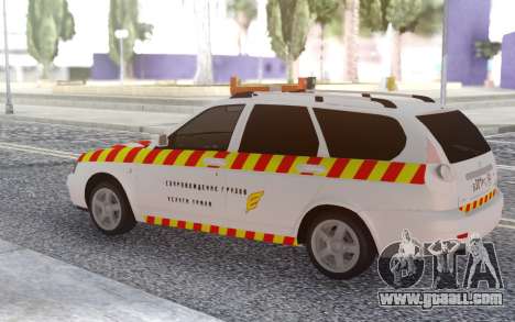 Lada Priora Escort of dangerous goods for GTA San Andreas