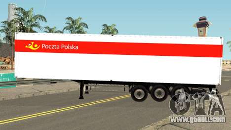 Trailer Poczta Polska for GTA San Andreas