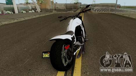 Western Motorcycle Nightblade GTA V for GTA San Andreas