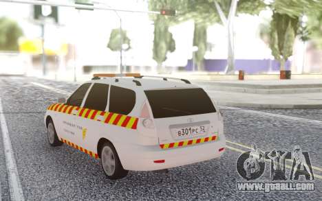 Lada Priora Escort of dangerous goods for GTA San Andreas