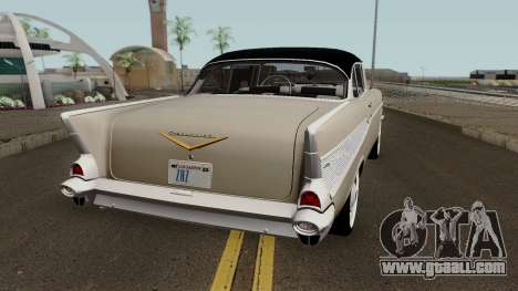 Chevrolet Bel Air Sports Coupe 1957 for GTA San Andreas