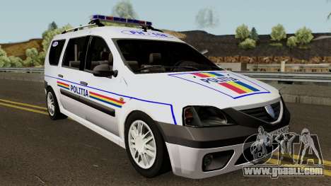 Dacia Logan MCV - Politia Romana 2004 for GTA San Andreas