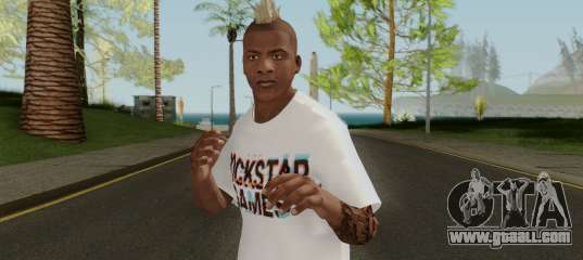 Franklin GTA V New Hairstyle for GTA San Andreas